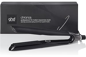 ghd Chronos, Piastra Capelli Professionale con Lamelle in Ceramica, Finish Ultra-Gloss, Tecnologia HD Predittiva per uno Styling Veloce, Piega Morbida e Lucente Senza Danni da Calore Estremo