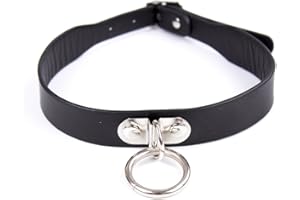 Toosexylingerie Leather Choker Collar Black Chokers Set for Men Women Girls