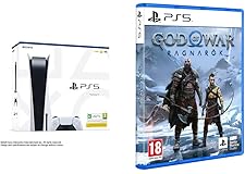 Sony PS5 PlayStation Console+God Of War Ragnarok | Standard Edition | PS5 Game (PlayStation 5)