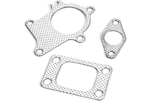 ANKROYU Guarnizione Turbocompressore, Guarnizione in Acciaio Inossidabile da 38 mm per Turbocompressore T3 T4, Guarnizione Ingresso Turbo Valvola di Scarico Guarnizione di Ricambio