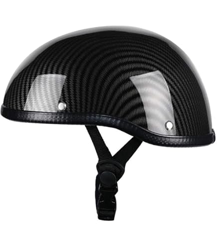 Casco Moto Retrò Mezza Faccia - Certificato ECE, Leggero, Per Scooter E Moto - Foto 2