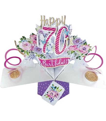 Dreamair - Cornice regalo per 70° compleanno Swt Pea (porto
