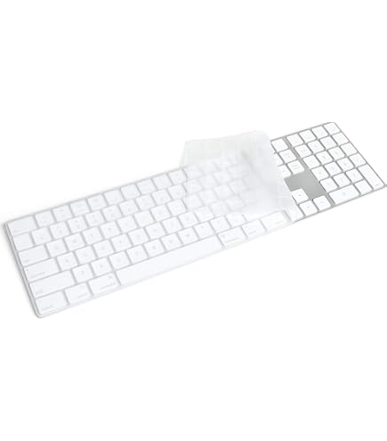 Housse Clavier Magic Keyboard IMac A2449/A2450 2021-2023 - Protection Transparente Anti-Eau Et Poussière - Version EU