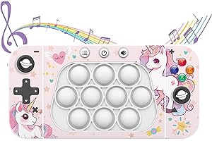 JUNBAOYYDS Console de Jeu Fast Push Bubbles, Jeu de Bulles de poussée Rapide, Mini Jeu de poussée Rapide à la Main, Toys sensoriels Fidget pour l'Autisme pour Les Enfants et Les Adultes (C)