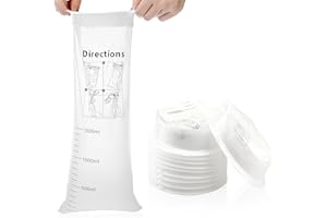 TONJIN 10PCS Sacs Jetables de Vomi,Sacs à Vomissements Blanc de 1500ml,Sac à Vomir Haute Densité avec Bouton-Pression,Parfait pour le Mal du Matin, Les Enfants, La Femme Enceinte