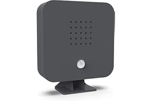 ‎NORTHPOINT Northpoint Natur Soundbox Vogel, Gesang, Vogelzwitscher Box Bewegungsmelder Vogelgeräusch Licht Wiederaufladbar mit Wandhalterung Anthrazit eckig