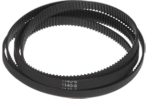 Kvartsman 2 st 2GT timing-bä sluten slinga gummibälten 1140-2GT-6, 6 mm bredd x 1140 mm längd