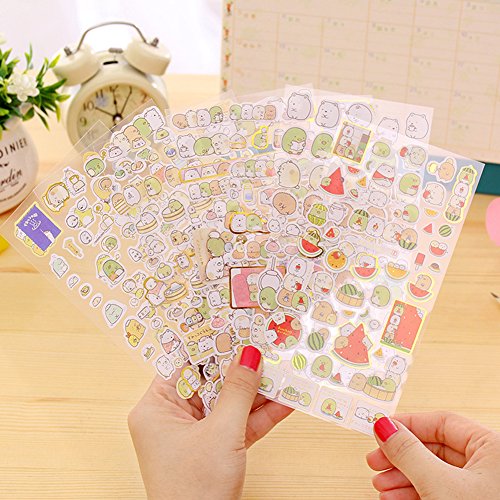 Blue Vessel 5 PCS Kreative Niedlichen Kaninchen Fett Papier Notebook Marker Label Notizblock Haftnotizen - 3