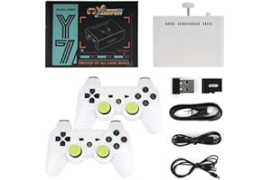 XIXIMENG Y7 Videospielkonsole, Linux-System, 256 G, gebaut 12000 Spiele, wiederaufladbar, kabellos, mit geringer Latenz, Spieler, Geschenk, HD-Ausgabe, Spielmaschine, tragbares