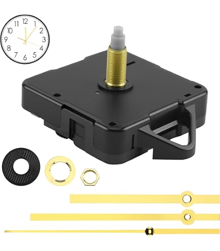 Meccanismo Movimento Orologio Da Parete Silenzioso - Kit Fai Da Te Con Lancette Lunghe, 56mm
