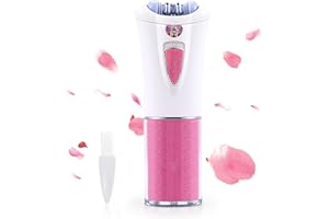 JOYMY Epilierer Gesichts, Epilierer Damen zur Gesichts & Körperhaarentfernung für Körper, Kabellose Epilierer mit LED-Licht, Elektrischer Mini-Epilierer, Geschenk Frau