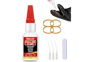 PAISTELY Colla Scarpe Professionale, ad Asciugatura Rapida e Flessibile, Trasparente e Impermeabile, Adatto per Scarpes, Stivali, Sandali e Pelletteria (Colla per Scarpe 30g)