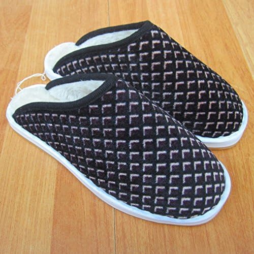 CWAIXXZZ plush slippers Men and women of the autumn and winter shoes cloth shoes stay warm hand old cotton shoes beef ribs, non-slip cotton slippers 40 (38-39), the L (short pile)
