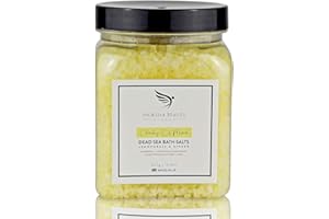 MOKSHA BEAUTY Bath Salts Bubble Bath - Made in UK (450g) Natural Dead Sea Bath Salt for Women, Men, Girls and Kids Detox with Essential Oils