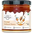 Farm Naturelle - Orange Infused Honey 180g | Natural Orange Flavor Honey | Pure Forest Honey | Vitamin-C Rich | Immunity Booster