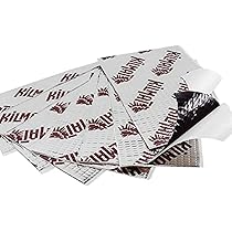 Tapis D'isolation Auto-adhésif, Tapis Acoustique, Panneau Isolant, Caoutchouc PVC + NBR, 1 Rouleau = 10 M², épaisseur D'isolation De 10 Mm, Isolation Phonique, 1 Rouleau = 10 M²