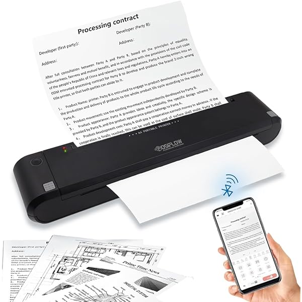 Phomemo Printer Case - Hard Shell Travel Storage For M08F/TP81/TP83 Portable Printers