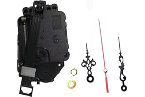 VIFERR Sostituzione del Movimento dell'orologio al Quarzo, Pendolo al Quarzo Movimento dell'Orologio Fai da Te Kit Parti di Riparazione Lunghezza dell'albero 12mm