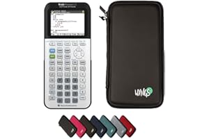 Texas Instruments Calcuso Sparpack: TI 83 Premium CE Python Edition Grafikrechner + Schutzhülle WYNGS schwarz + erweiterte Garantie von Calcuso