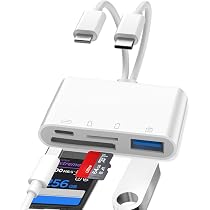 Lettore di schede SD TF multi-porta 4 in 1, lettore di schede di memoria USB