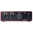 Focusrite Scarlett Solo 4th Gen USB Audio Interface, for the Guitarist, Vocalist, or Producer — High-Fidelity, Studio Quality Recording, and All the Software You Need to Record
