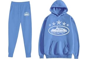 Lyoveu Giacca da tuta Corteiz Tuta ampia con cappuccio