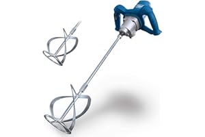 Scheppach Rührwerk PM1600 (Handrührwerk, 1600 Watt, Stablänge: 550mm, Rührkorb-Ø: 140mm, Drehzahlregulierung, 2-Gang-Getriebe, ergonomisch, Rühreraufnahme: M14)