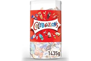 ‎CELEBRATIONS CELEBRATIONS | 1,435kg | Mini-Schokoriegeln | Geschenkbox | Maltesers, Galaxy, Snickers & mehr | Einschulung, Geburtstag, Hochzeit