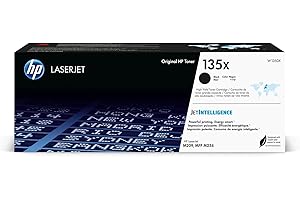 HP 135X Nero, W1350X, Cartuccia Toner Originale 2400 Pagine, Compatibile con le Stampanti LaserJet M209dw, M234dw, M234sdn, M234sdw, M209dwe, M234dwe, M234sdne e M234sdwe