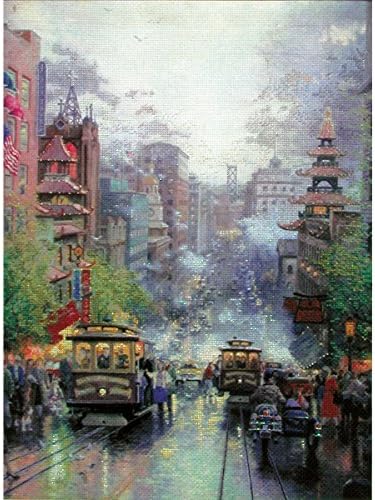 Candamar Designs 30.5 x 40.6 cm San Francisco Embellished Cross Stitch Kit