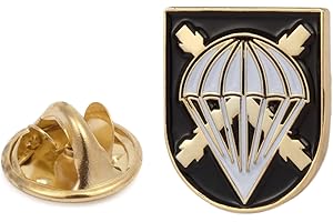 Gemelolandia | | BRIPAC Spadochroniarz Brygady Spadochroniarskiej | Oryginalne męskie i chłopięce dodatki do kurtek, amerykańskich lub swetrów | Szczegóły Prezenty, Wielobarwny