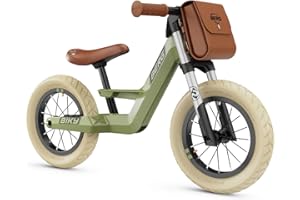 ‎BERG Berg Biky Retro Laufrad ab 2 Jahre, Luftreifen, Magnesiumrahmen, 12 Zoll, Kinderfahrrad Jungen und Mädchen, Sattel höhenverstellbar