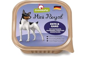 Granatapet Mini Royal Karma dla Psów, Kaczka/Gęś, 11 x 150 g