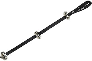 ME & MY PETS Me and My Pets Dog/Puppy Toilet Training Bells - Hangs from Door - Black