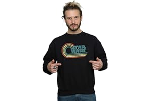 ABSOLUTE CULT Star Wars Men's Retro Wave Logo Sweatshirt