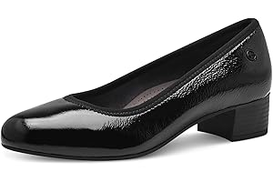 Tamaris Comfort Damen Pumps aus Leder Kleiner Absatz