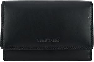 Laura Biagiotti Portafoglio Donna In Vera Pelle, Spazioso Con Scatola Regalo