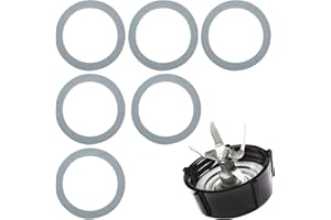 KISSTTA 6 Pezzi Mixer Anello Guarnizione Anello di Guarnizione Gomma di Tipo O di Ricambio Guarnizione Frullatore Accessori Per Accessori Compatibile per Pasqua E Osterizer Blender