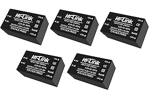 ATEC BY CARBONI CHRISTIAN ATEC - HLK(PM 03/01/09/12/15/24) AC(220V) / DC(3.3V/5V/9V/12V/15V/24V) Mini Modulo di Alimentazione - (5X PM03)