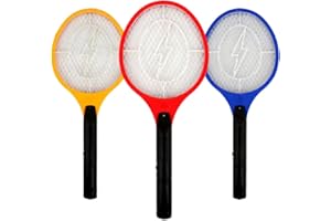 . ILUMINA TU VIDA . PANDA HOME Panda Home Raqueta eléctrica Mata Moscas y Mosquitos - Inalámbrica, Gran Potencia,para Exterior e Interior,Todo Tipo de Insectos