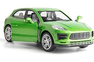 RMZ City 1:36 Scale Diecasting Alloy Car Model Porsche McCann Toy Car, Pull Back Vehicles Toy Car for Toddlers Kids Boys Girls Gift (Green)