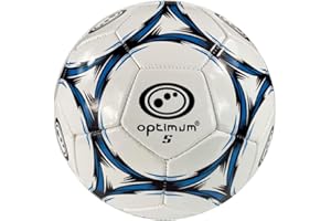 Optimum Classico All-Weather Single Football Ball - Stylish, Soft-Touch PVC, Even Pressure, Ideal for Training & Matches, Suitable for All Grounds, for Boys, Teens & Footballers of All Ages