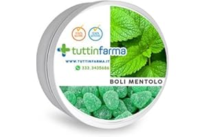 Tuttinfarma Caramelle Boli al mentolo rinfrescanti caramelle gommose a gusto mentolo da 40g (5)