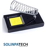 SOLİNPATECH Metal Yaylı Kalem Havya Standı Sehpası S&uuml;nger Dahil