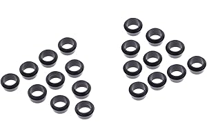 MUXSAM 10 pcs Schwarz Kunststoffe Golf Ferrules für Taylormade Rbz Stage2 Driver & Fw Adapter Sleeve