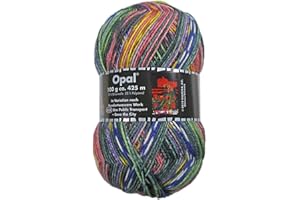 Frida's Wollhaus Opal 100 g Hundertwasser Sockenwolle 4-fach Strümpfe Socken Stricken 24 Farben (3202 | Use Public Transport - Save the City)