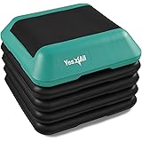 Yes4All Step aerobica Aerobic Stepboard con 3 gradini regolabili in altezza 10cm 15cm 20cm - Stepper fitness per casa e pales