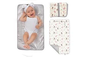 TENDS Fasciatoio Portatile Neonato - Fasciatoio Pieghevole e Impermeabile per Viaggio como Neonato Accessori Utili - Regalo Nascita Perfetto per Bimbo e Bimba - Fasciatoio neonato portatile