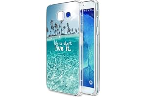 Pnakqil Samsung Galaxy A5 2017 Phone Case, Transparent Clear with Pattern Shockproof Flexible Gel TPU Silicone Ultra-thin Protective Back Cover for Samsung GalaxyA5 Smartphone, Landscape