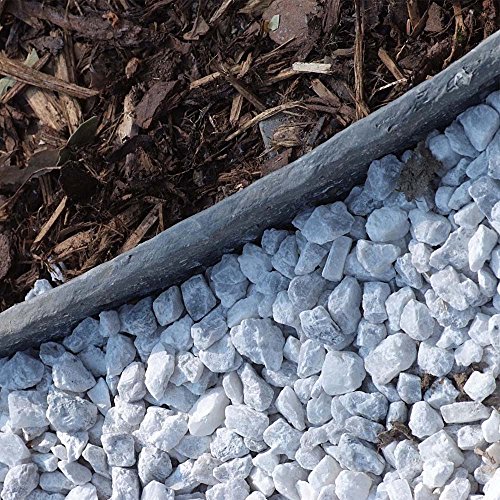 ECOLAT Rasenkante Rasenband Beeteinfassung Beetumrandung 12 x 0,7 cm 25m grau - 4